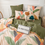 Комплект постельного белья Люкс Сатин 100% хлопок на резинке AR276