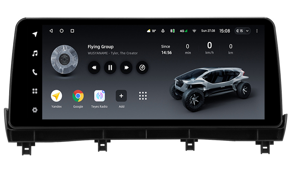 Магнитола Lexus RX300, RX350, RX450h 2019-2022 - Teyes LUX ONE монитор 12.3" 2K QLED на Android 10, CarPlay, 4G SIM-слот, 6/128ГБ