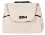 Детская коляска Adamex Nola Deluxe 2 в 1 N-SD10 (СВ.БЕЖ КОЖА + БЕЖ.ПЕРЛ.КОЖА)