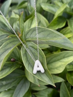 Кулон подвеска буква А