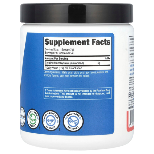 Nutricost, Performance, моногидрат креатина, арбуз, 300 г (10,7 унции)