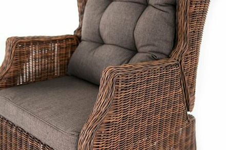 Форио, кресло раскладное плетеное, цвет коричневый