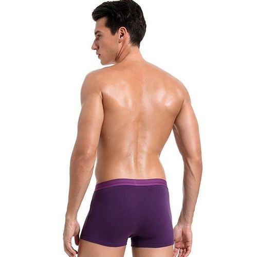 Мужские трусы боксеры фиолетовые ROMEO ROSSI 6084-5