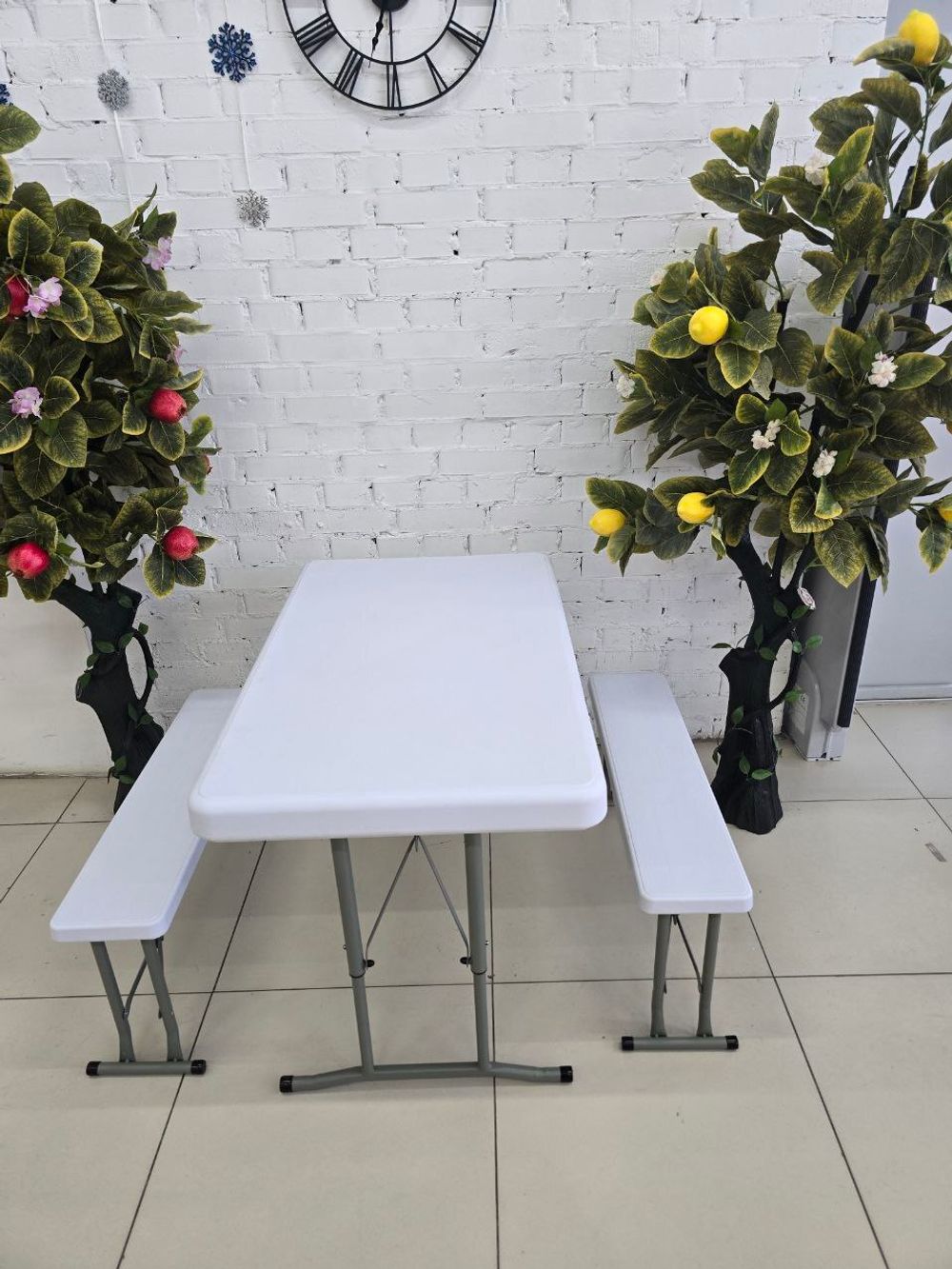 Набор садовой мебели Стол с 2-мя скамьями MESA-105-3