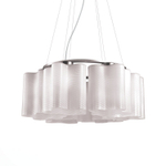 SL117.503.06 Люстра подвесная ST-Luce Серебристый/Белый с полосками E27 6*60W ONDE