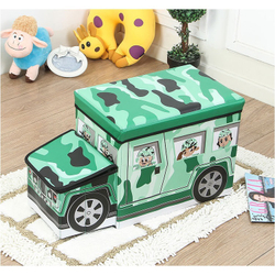 Коробка для хранения игрушек и вещей Blonder Home Jeep Green BJP/90