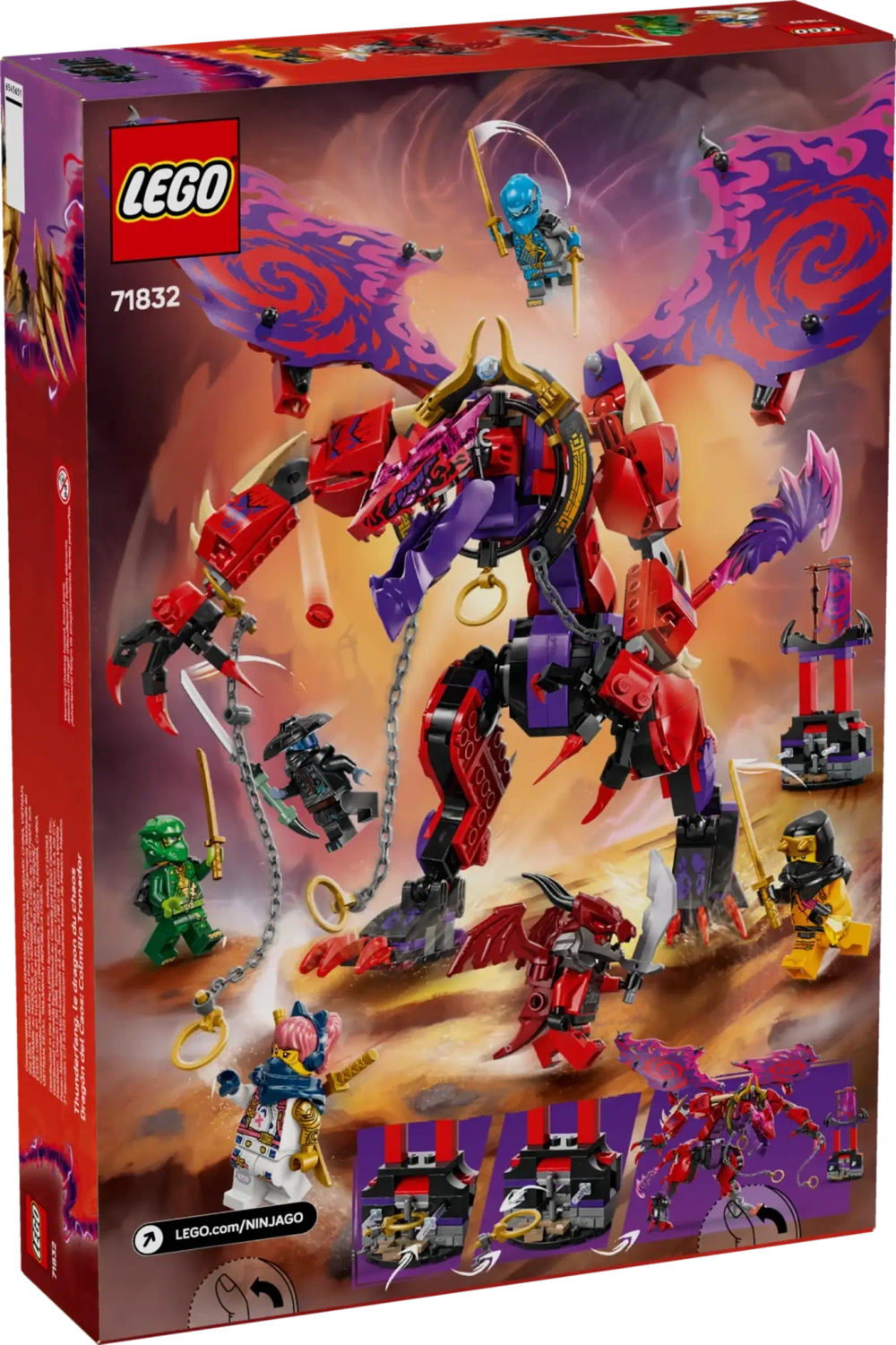 Конструктор LEGO Ninjago 71832 Громовой клык Дракона Хаоса