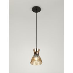 Светильник подвесной (подвес) Rivoli Iris 9186-201 1хЕ27 60 Вт модерн | Лайт