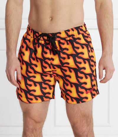 Шорты для плавания BLAZE Hugo Bodywear - оранжевый(50510180)