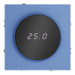 Терморегулятор электронный VOLTUM S70 с индикацией и датчиком, для теплого пола, (деним)