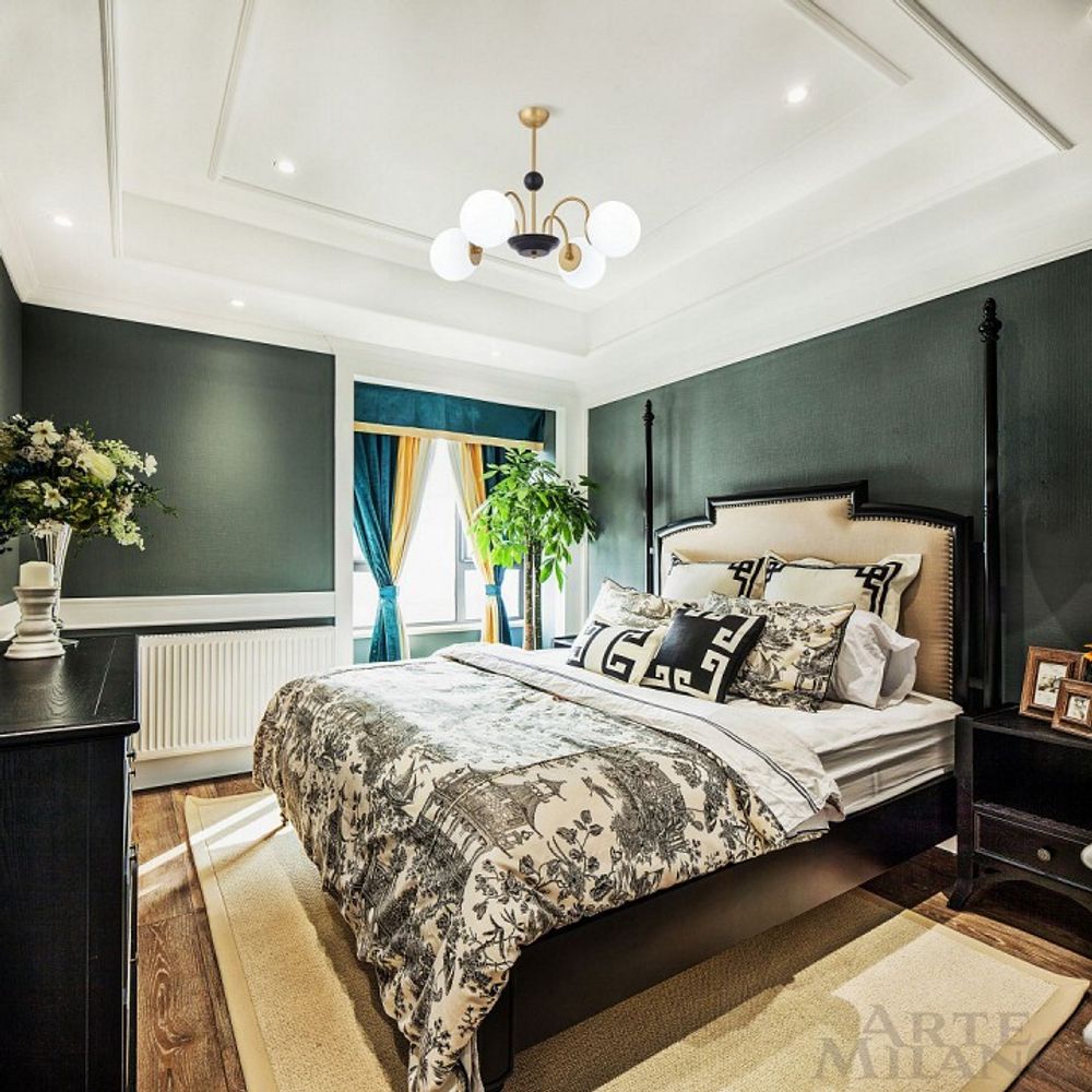 Люстра на штанге Arte Milano AM-Napoli 312066/D700/4 BS/BK