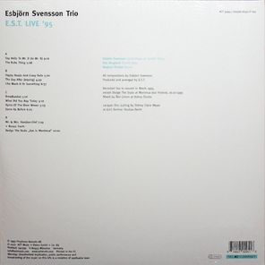 E.S.T. Esbj?rn Svensson Trio / E.S.T. Live '95 (2LP)