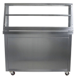 Фризер для жареного мороженого Foodatlas KCB-2F (контейнеры, стол для топпингов, 2 компрессора)