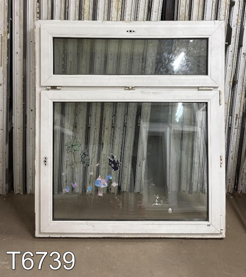 Окно Пластиковое Б/У 1480 (500/1040)(в) x 1290(ш)