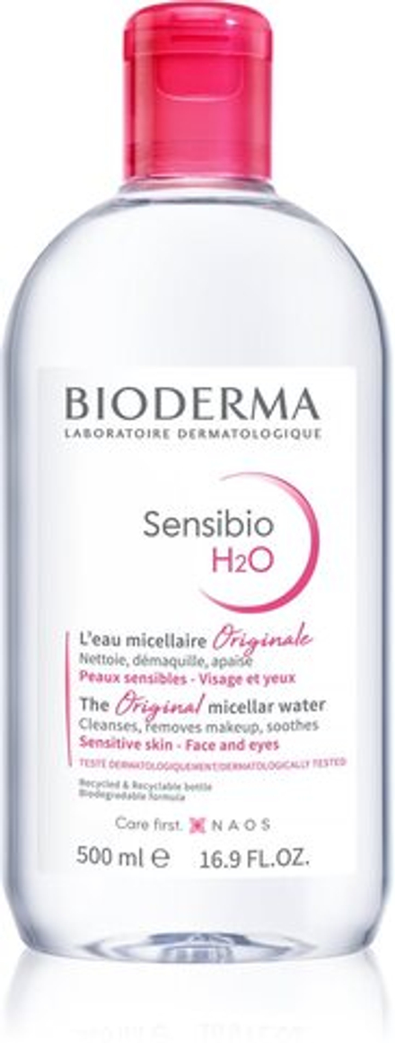 Bioderma Sensibio H2O - мицеллярная вода для чувствительной кожи /   500  ml  / GTIN 3401398335755