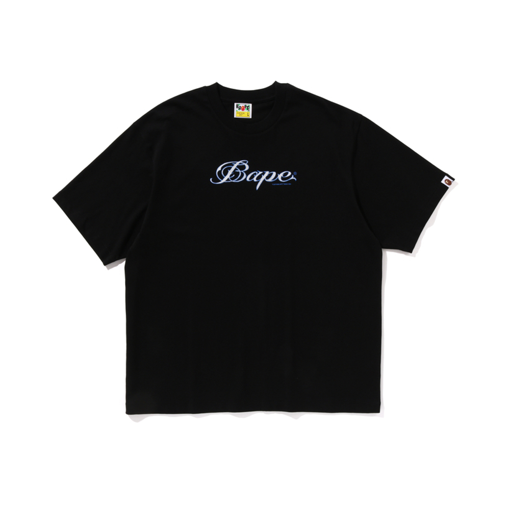 A Bathing Ape Logo Relaxed Fit Tee черный
