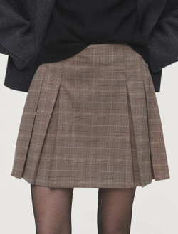 Мини-юбка в складку