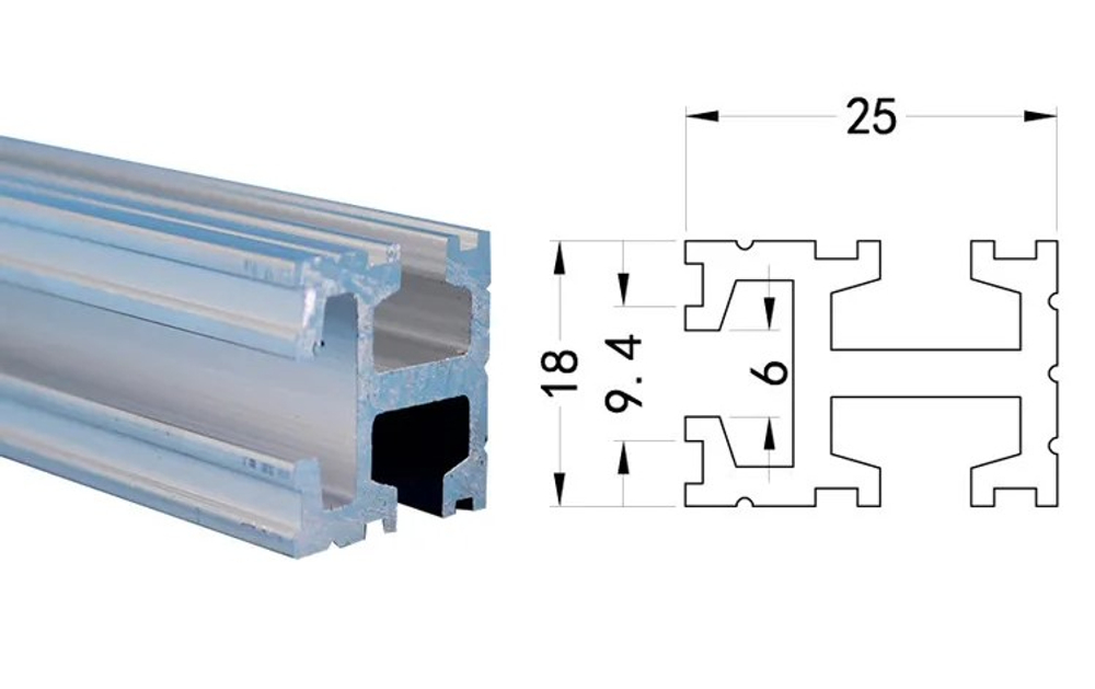 профиль 18х25х1000 мм