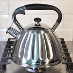 Чайник 3л нерж со свистком, сатинированный, ручка бакелитовая, индукция, "Daniks" GS-04611