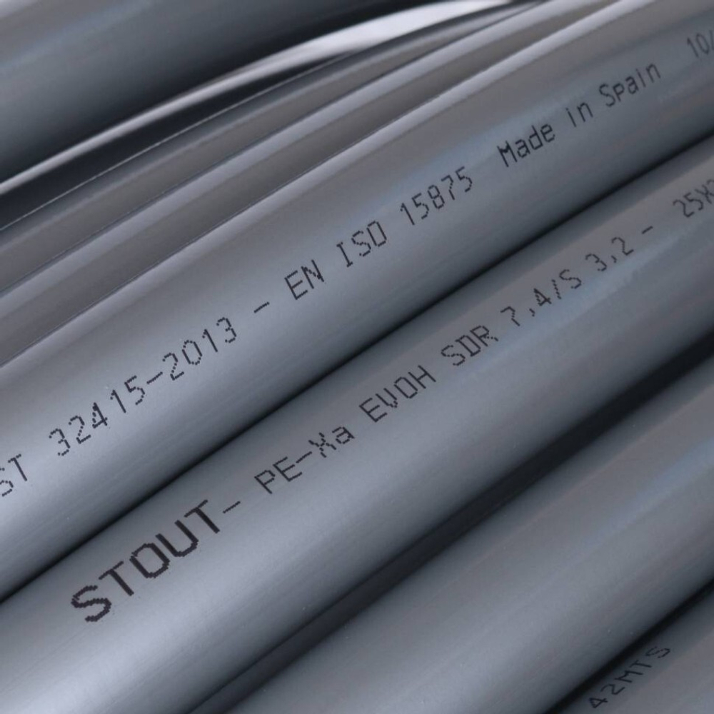 Труба из сшитого полиэтилена PE-Xa/EVON 25х3,5 Stout (бухта 50 м)