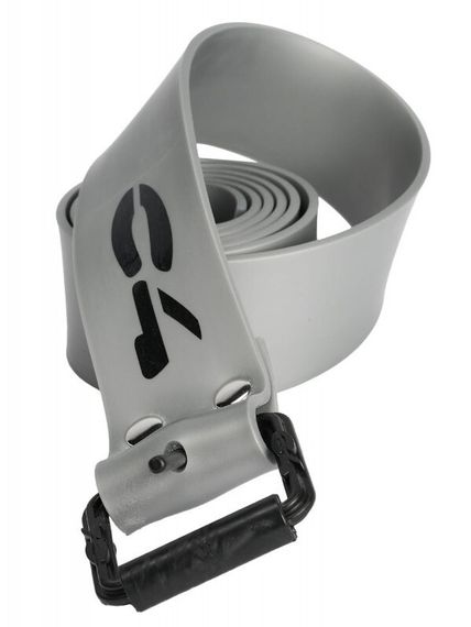 Ремень для грузов марсельский C4 Carbon Marseillaise серебристый с пластиковой пряжкой