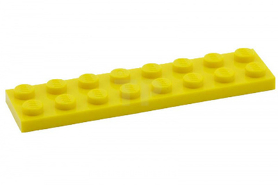 Lego Плитка 2x8 (желтая) 303424