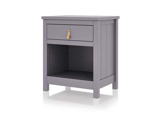 Тумба прикроватная Wood (серый)