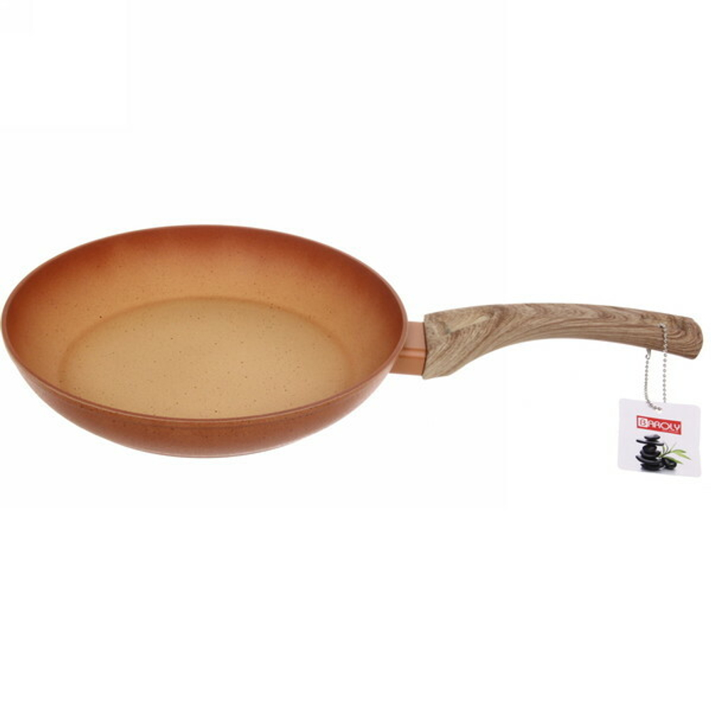 Сковорода «BAROLY» Terracotta 26см индукционная с антипригарным покрытием, бакелитовая ручка