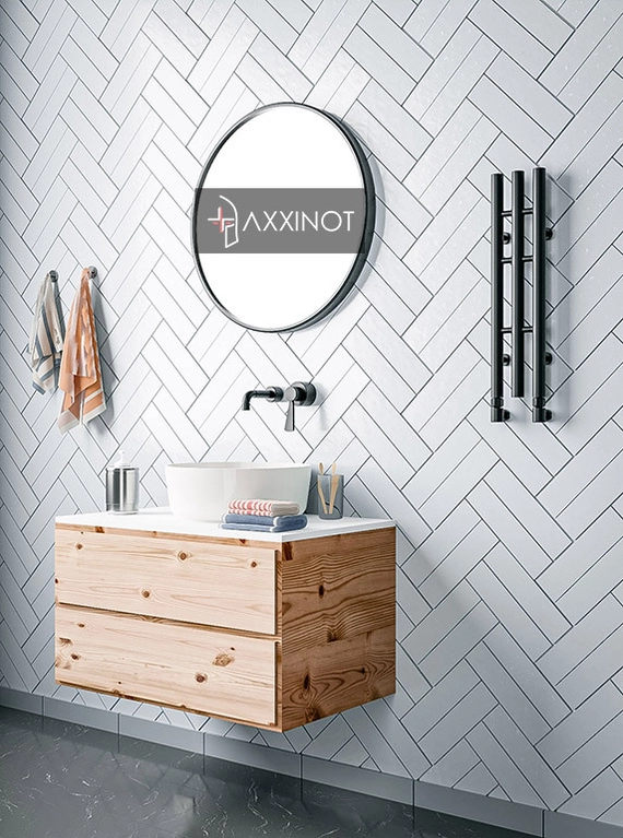 Axxinot Ture 3 - узкий водяной дизайн полотенцесушитель из нержавеющей стали