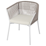 Стул с подлокотниками - IKEA SEGERÖN/SEGERON, 39x73x55см, серый/бежевый, СЕГЕРОН ИКЕА