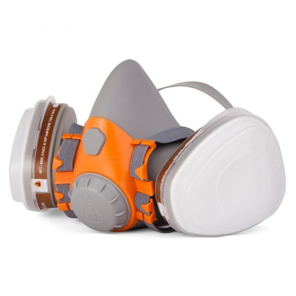 JETA SAFETY 6500 Полумаска (комплект: фильтры А1 -2шт, предфильтр Р2 -4шт,
держатель -2шт) р.L