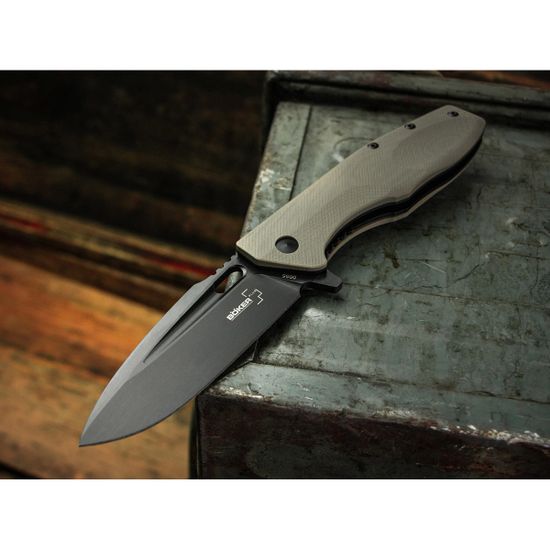 Складной нож Boker 01BO759 Caracal Folder Tactical c клинком из стали D2, рукоять G10