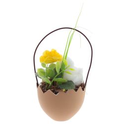 GAEM Изделие декоративное "Корзина пасхальная", L9 W9 H16 см, 3в.