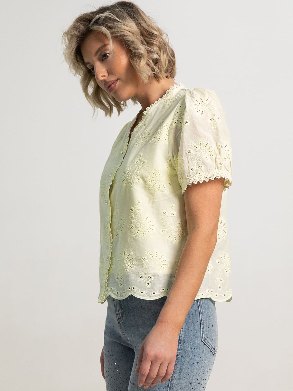 Блуза Бал цветов (желтая) Б15749-7М LT Collection