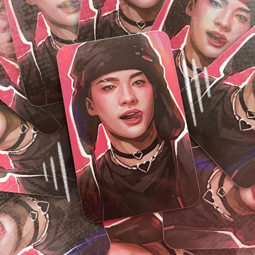 Арт карта / shark / STRAY KIDS / Хёнджин #1