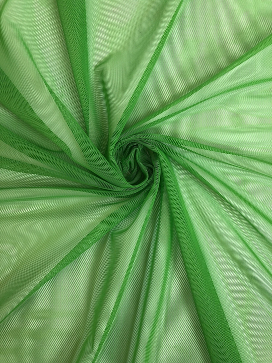 Сетка стрейч, зеленый светлый