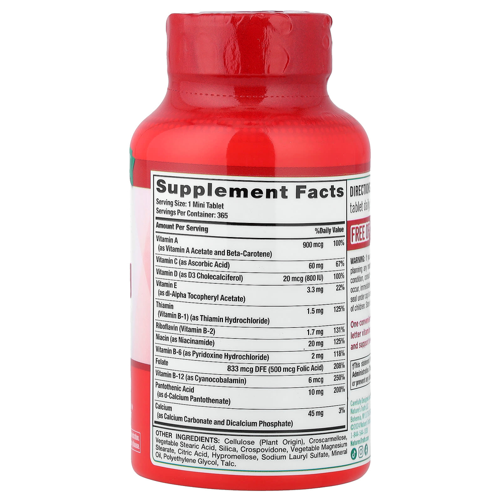 Nature's Truth, мультивитамины для приёма один раз в день, 365 мини-таблеток