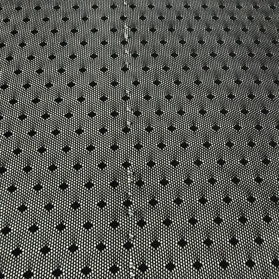 Уценка! Сетка эластичная черная "Ромбы", Турция