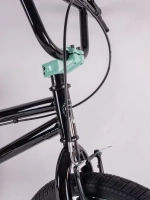 Велосипед BMX Tech Team Fox 20" 2023 черно-бирюзовый