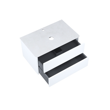 Тумба подвесная IDDIS Aiger, со столешницей, 80 см, белый, AIG80W0i95K