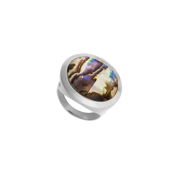 Кольцо Possebon Abalone 18.5 мм K9853.14/18.5 BR/S