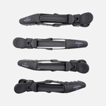 Зажимы для волос крокодил IPARIKMAHER Soft Touch 115 мм 4 шт