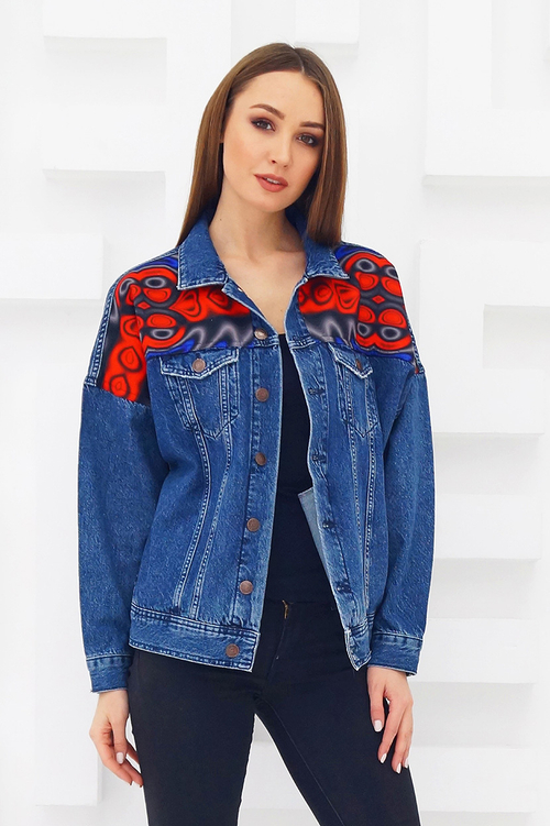 LIGVIANNI Джинсовая куртка Denim Jacket Fire