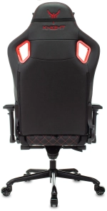 Кресло компьютерное Бюрократ Knight TITAN черный/красный