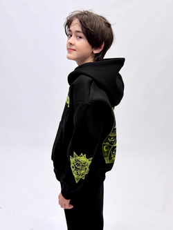 Худи трикотажное с начесом для мальчика 9-18 лет Милашка Сьюзи