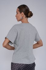 Футболка с драпировкой