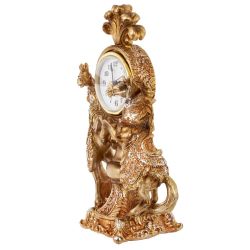 GAEM Фигурка декоративная "Лошади" с часами, L14,5 W9 H23 см