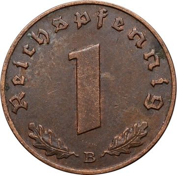 1 рейхспфенниг 1939 Германия (Третий рейх) "B"