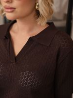 Поло Тихая роскошь (шоколад) Б15277-7М LT Collection