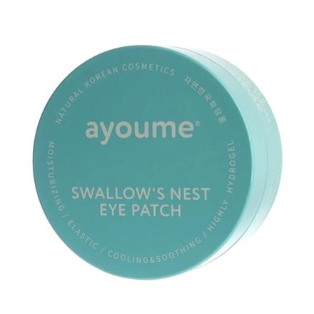 Омолаживающие гидрогелевые патчи с экстрактом ласточкиного гнезда Ayoume Swallow`s Nest Eye Patch, 60 шт